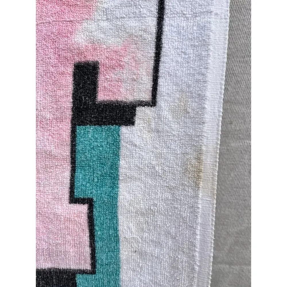 Hot Surfer Dude All Cotton Beach Towel 30 x 55 Man Boy Vintage 1980s GOALS USA